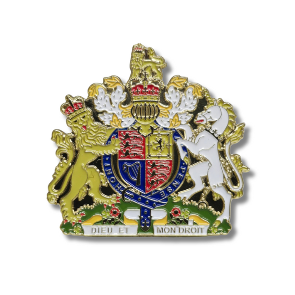 United Kingdom Coat of Arms Pin Badge United Kingdom Coat of Arms Pin Badge