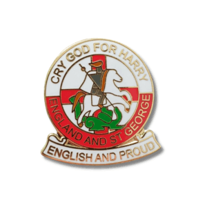 English And Proud St George's Day Badge English And Proud St George's Day Badge