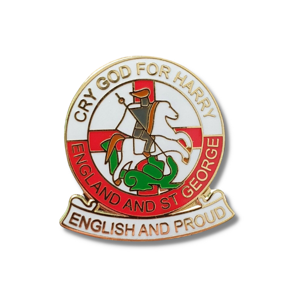 English And Proud St George's Day Badge English And Proud St George's Day Badge