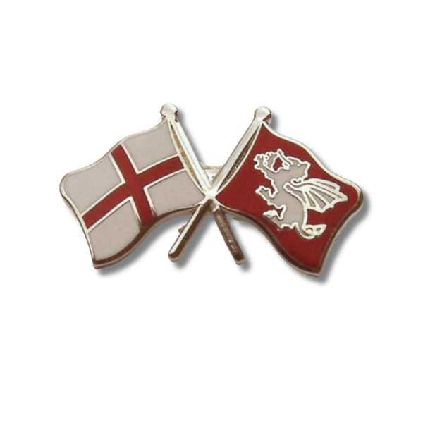England St George, White Dragon, Anglo-Saxon, Pin Badge (2)